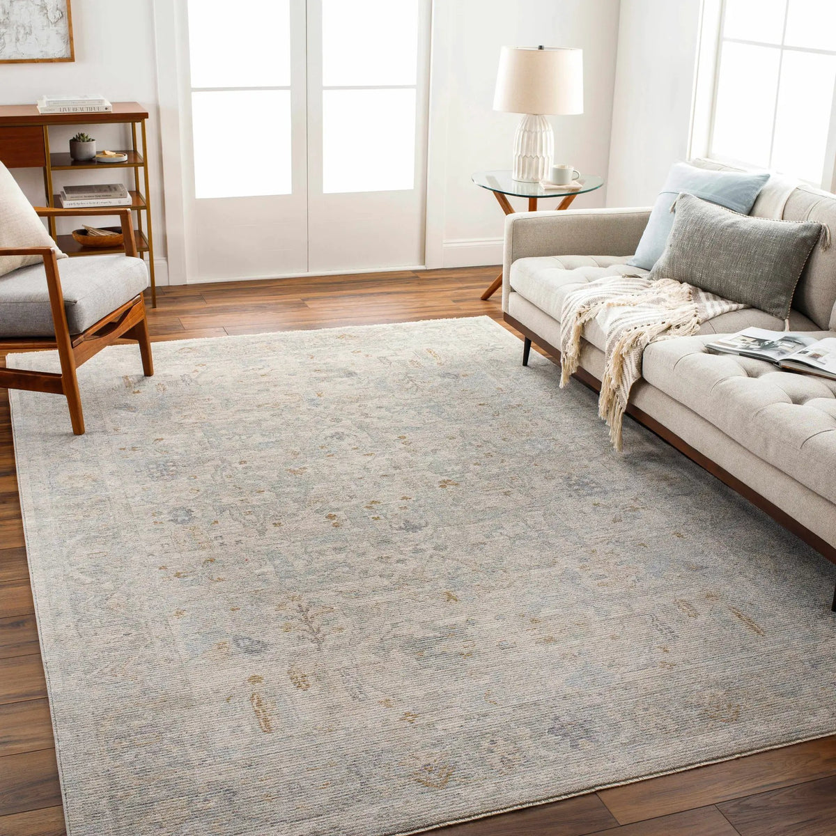 Ayarn Thick Luxe Statement Rug, installed in a room 2