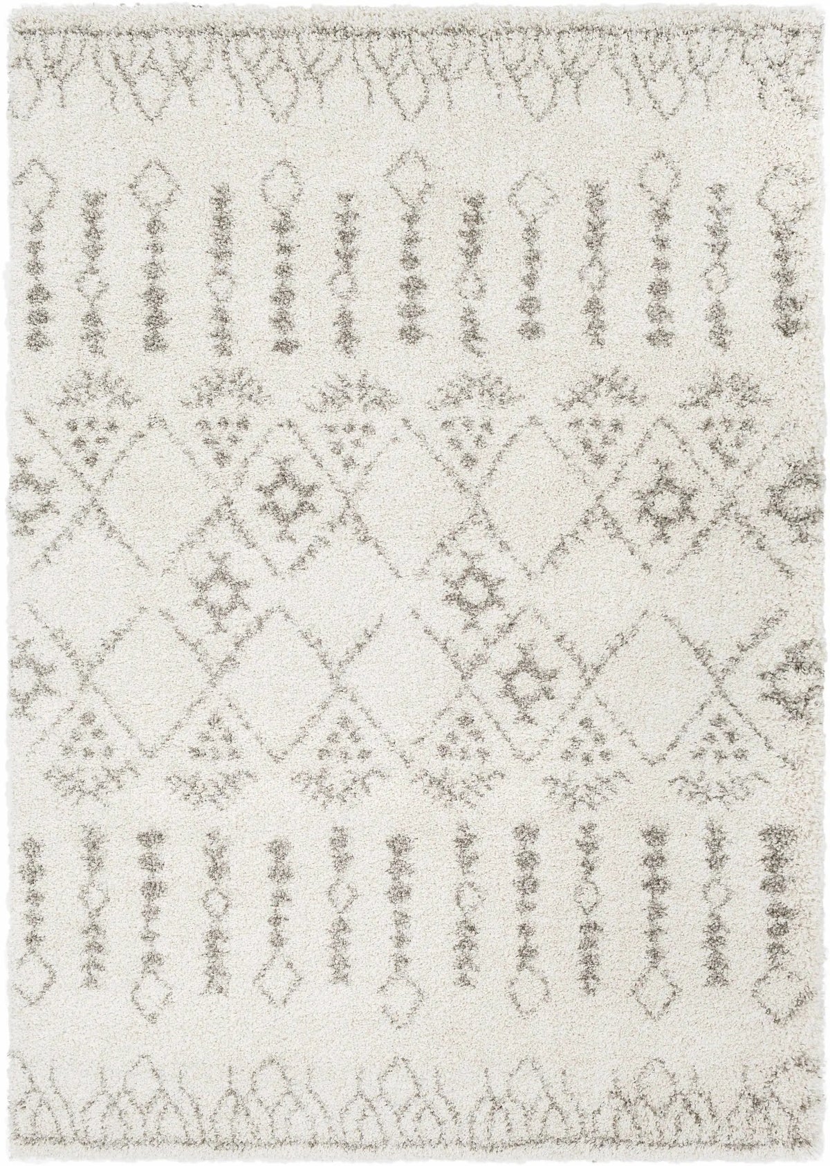 Aylett Beige Trellis Shag Rug - Clearance, photo 6 of 6