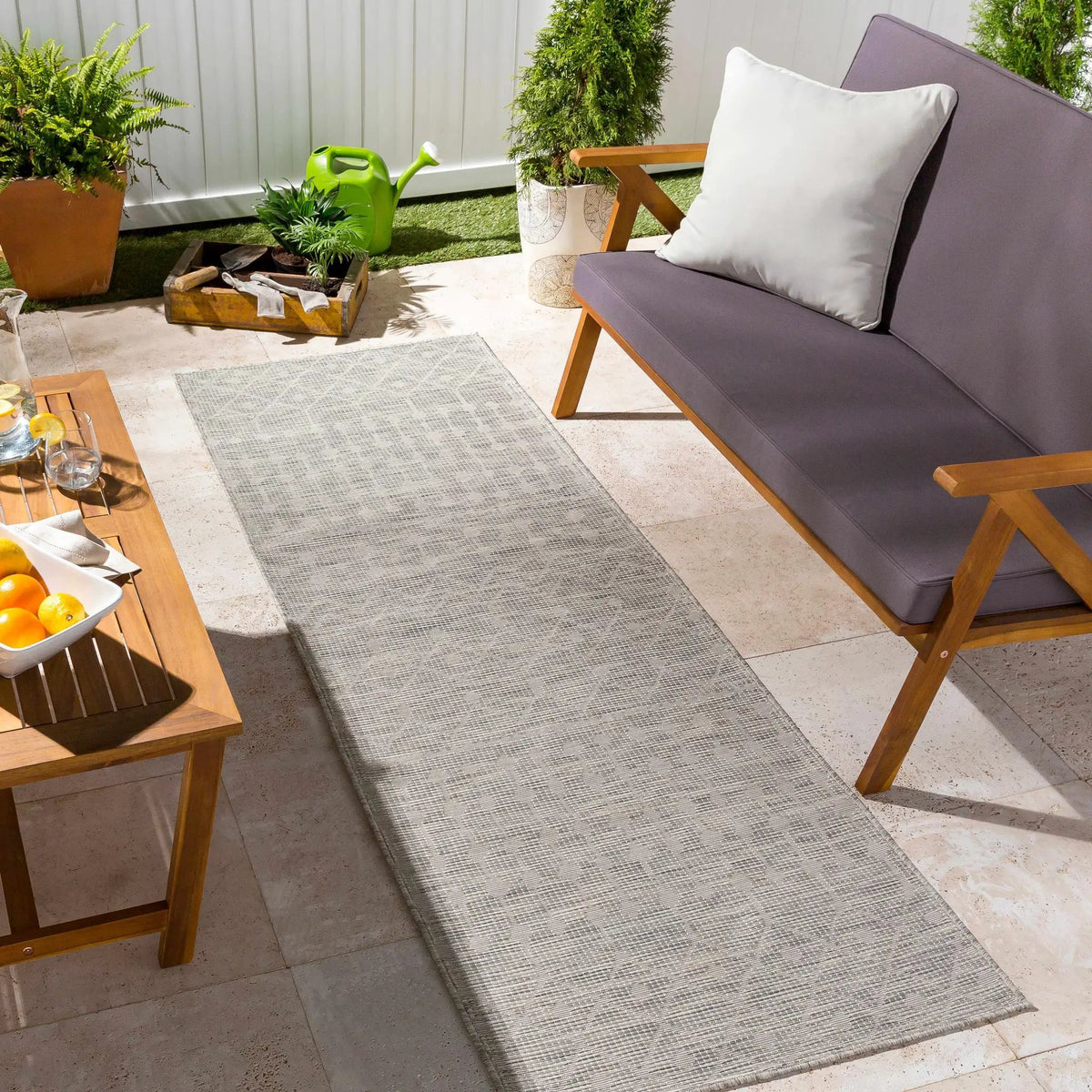 Ayr Outdoor Area Rug - Clearance, installed in a room 2