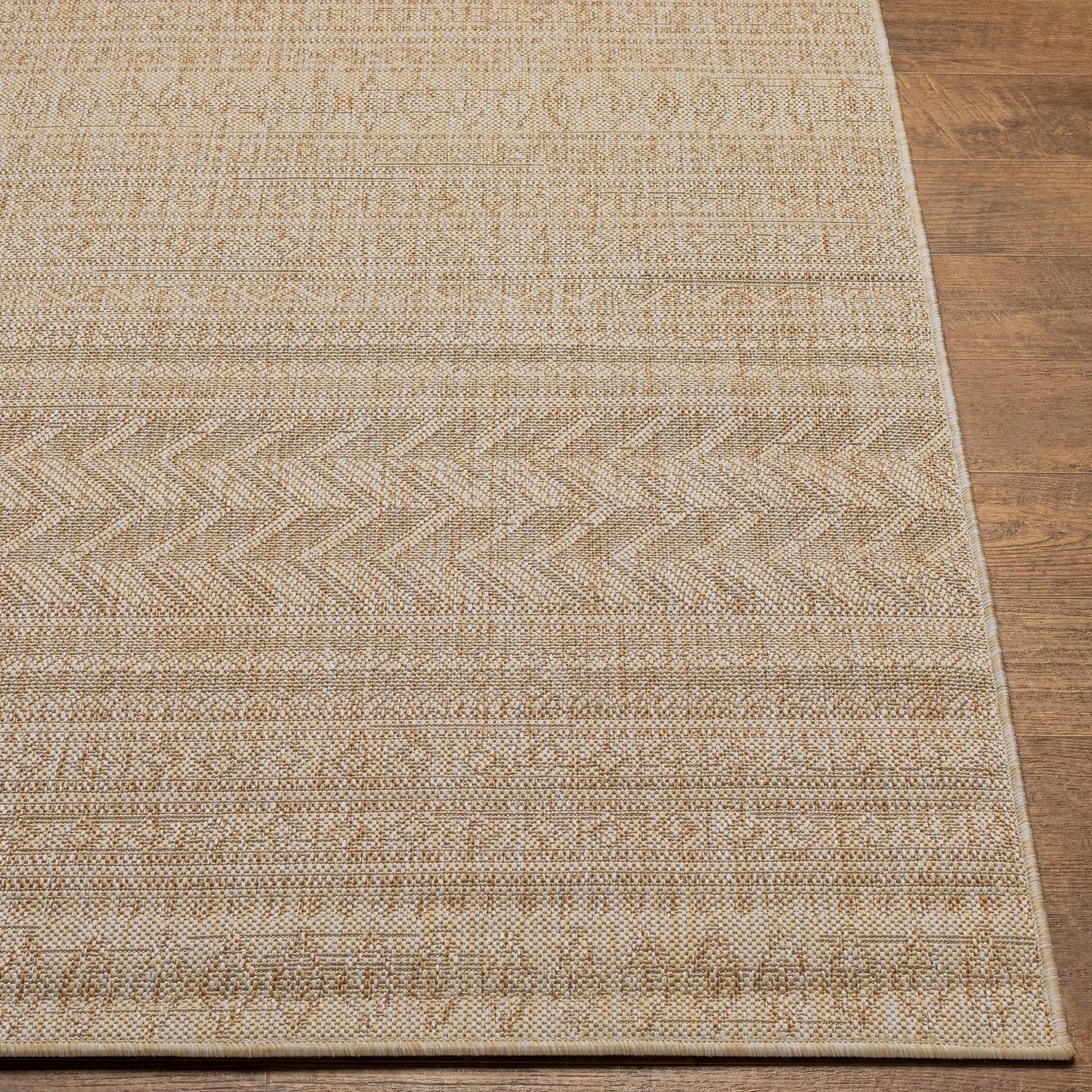 Madras Cream All Over Performance Outdoor Rug by Boutique Rugs