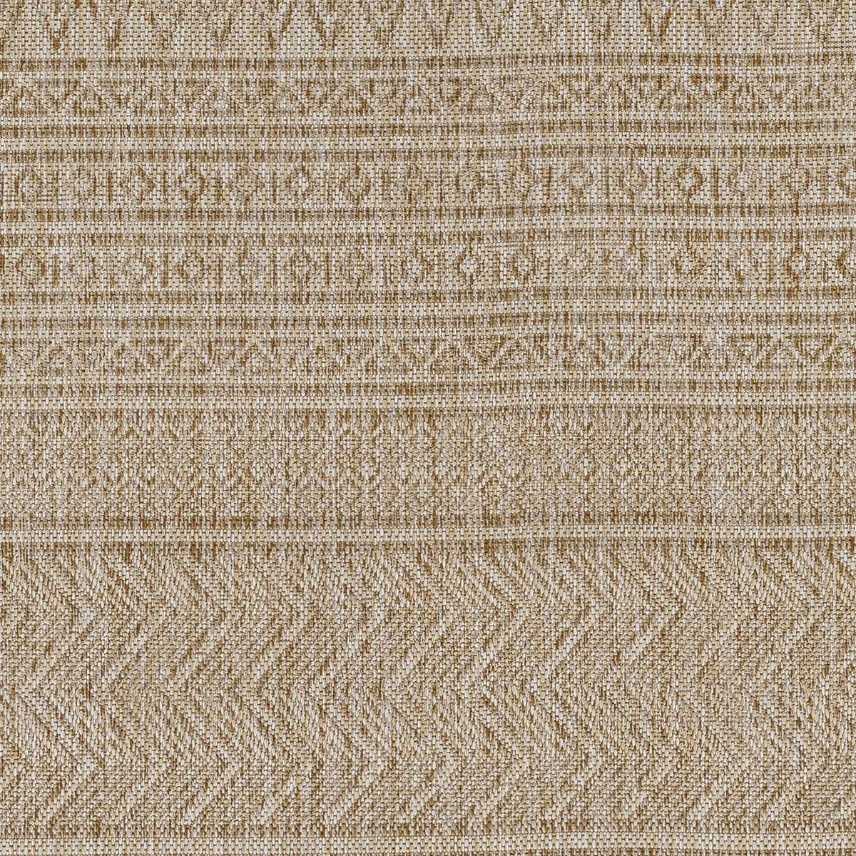 Madras Cream All Over Performance Outdoor Rug, sample swatch