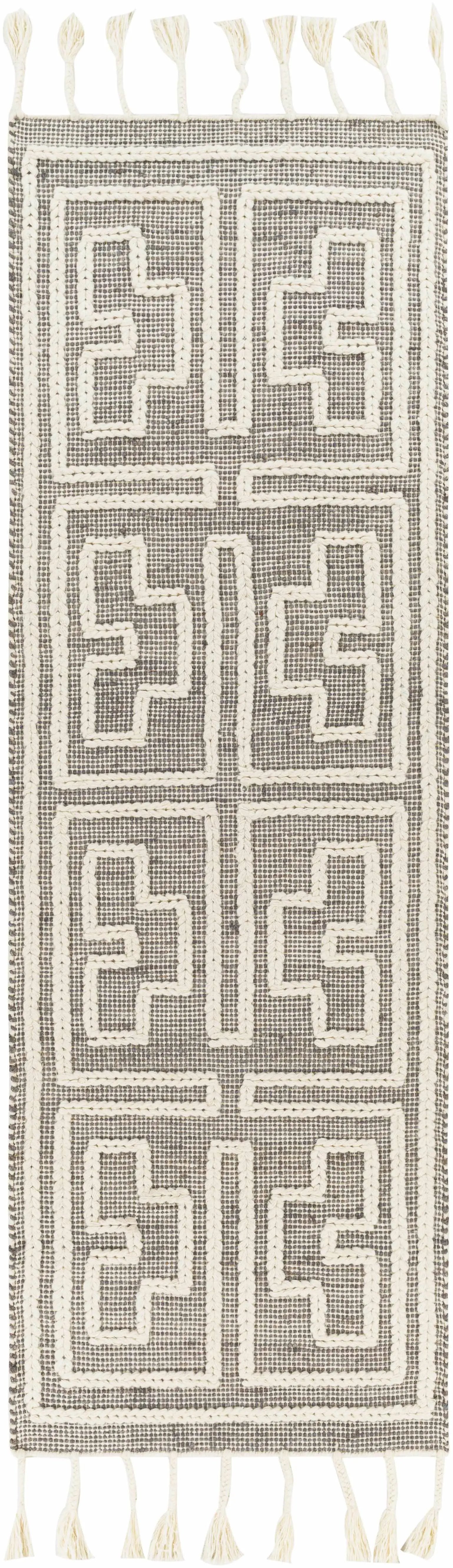 Azra Tasseled Jute&Wool Rug - Clearance by Boutique Rugs