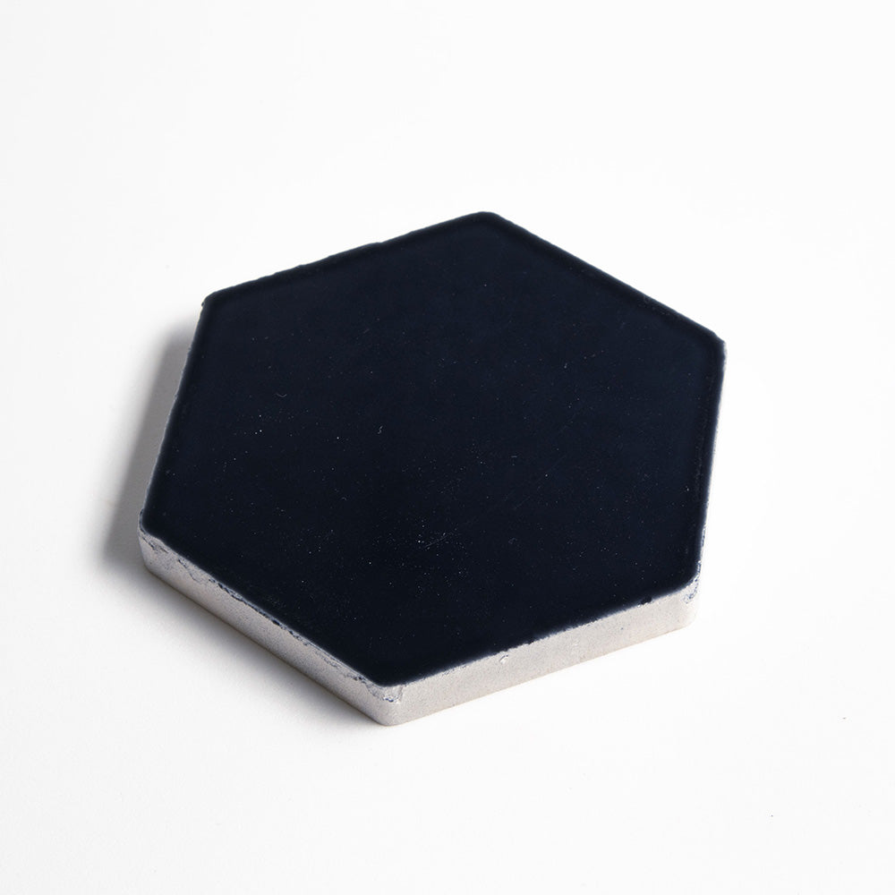 Azul Laguna Glossy Hexagon 4 Ceramic Tiles 4x4 Ceramic Glossy 4x4 Tiles — 1