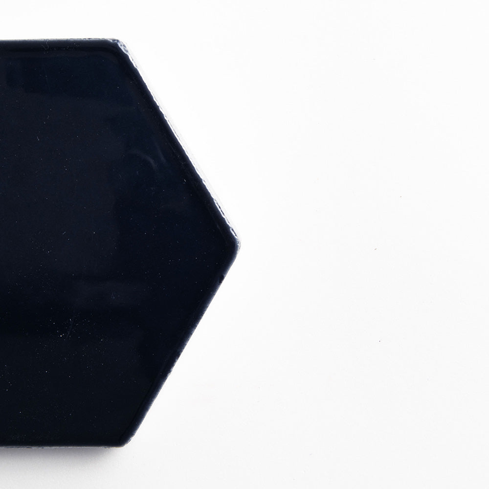 Azul Laguna Glossy Hexagon 4 Ceramic Tiles 4x4 Ceramic Glossy 4x4 Tiles — 3