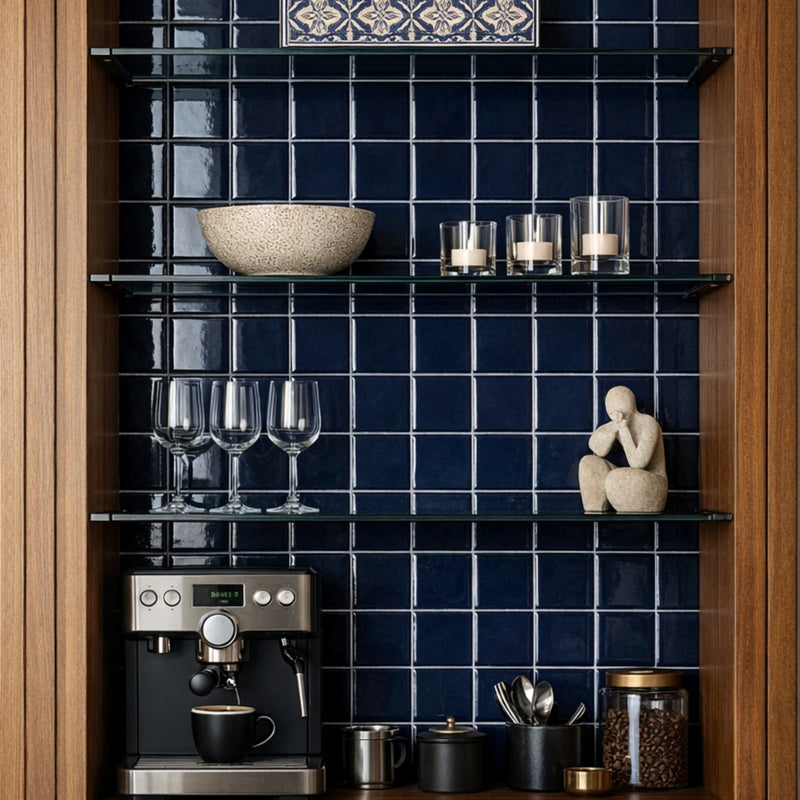 Azul Laguna Glossy Ceramic Tiles 4x4 Ceramic Glossy 4x4 Tiles — 2