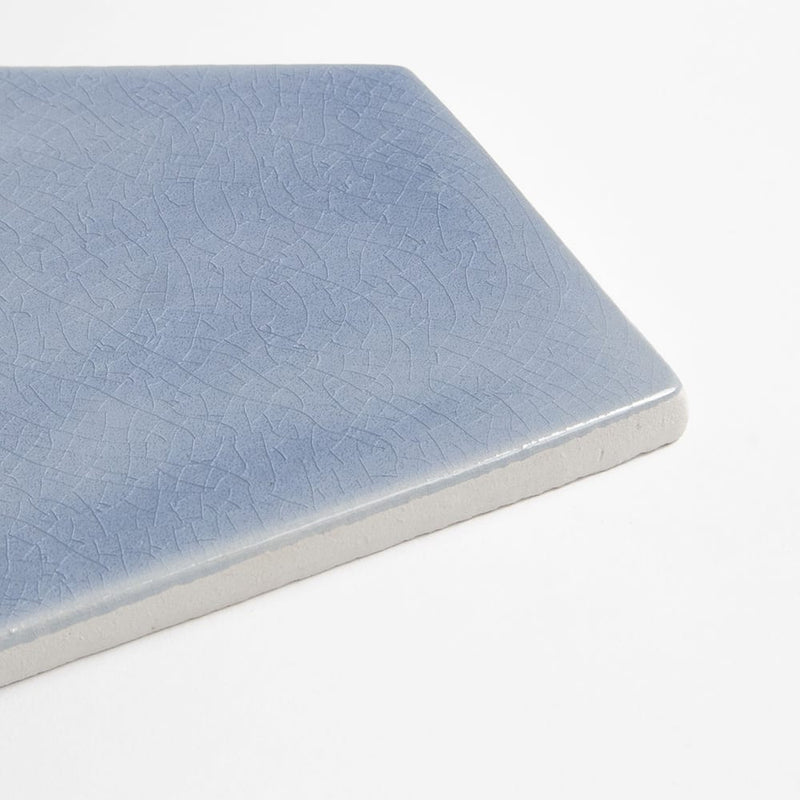 Azure Crackled Diamante Ceramic Tiles 6x6 Ceramic Crackled 6x6 Tiles — 3