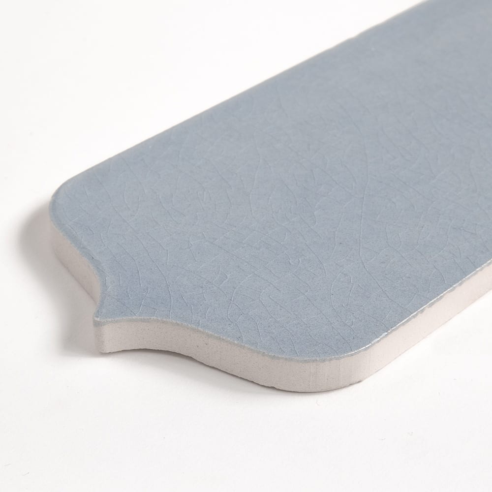 Azure Crackled Tear Field Ceramic Tiles 3 5/8x8 Ceramic Crackled 3x12 Tiles — 3