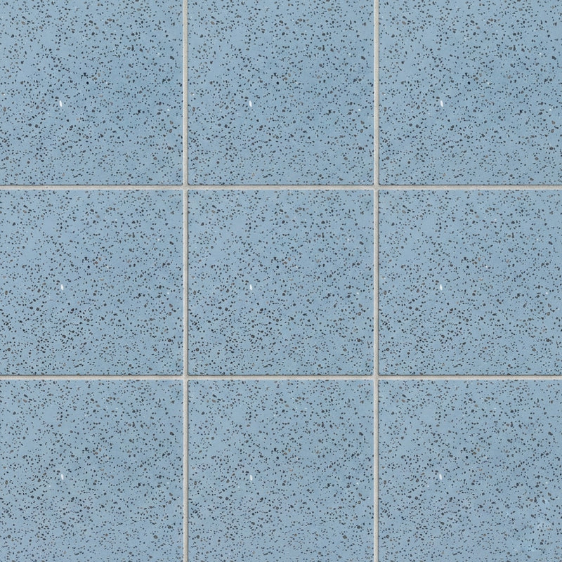 Azure Matte Terrazzo Tiles 8x8 Terrazzo Matte 8x8 Tiles
