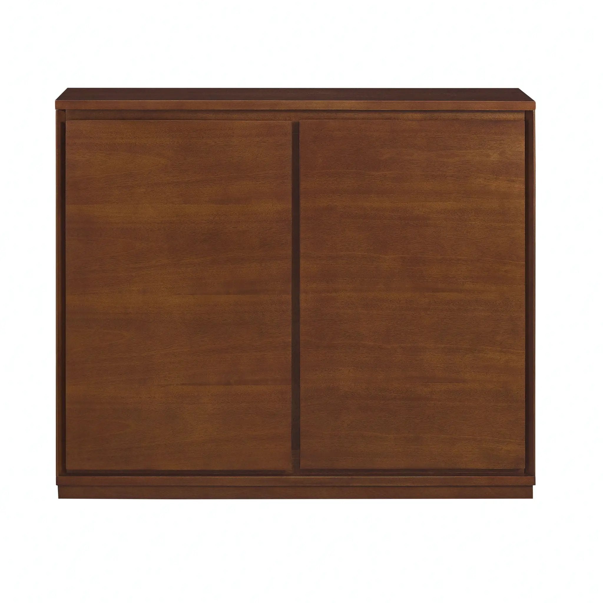 Sideboard, Buffet Cabinet With 2 Outlet Holes, Storage Cabinet For Entryway, Hallway, Living Room, Kitchen, Dining Room, Bedroom - Walnut by HouseOfZazla
