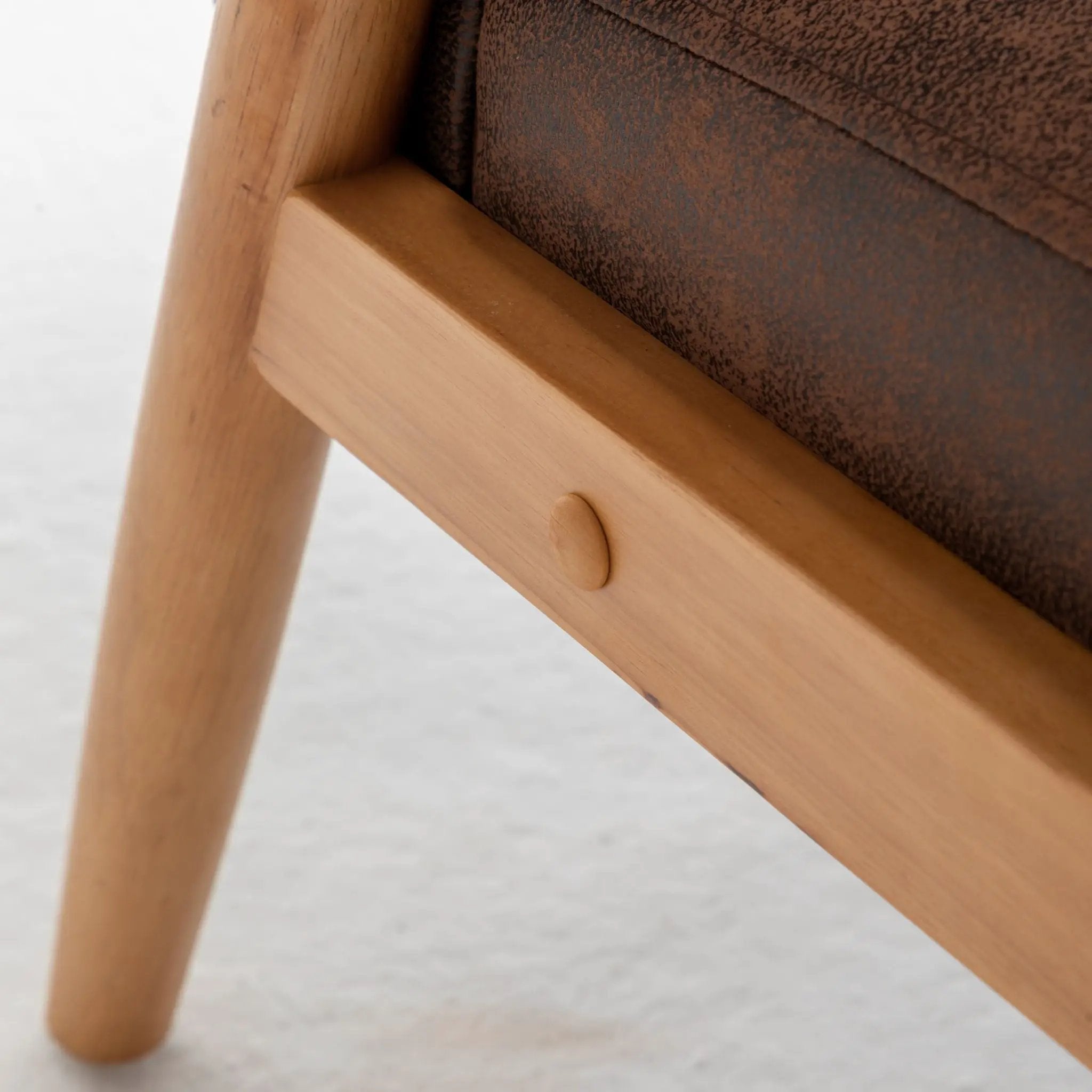 Wide Arm Chair - Brown by HouseOfZazla