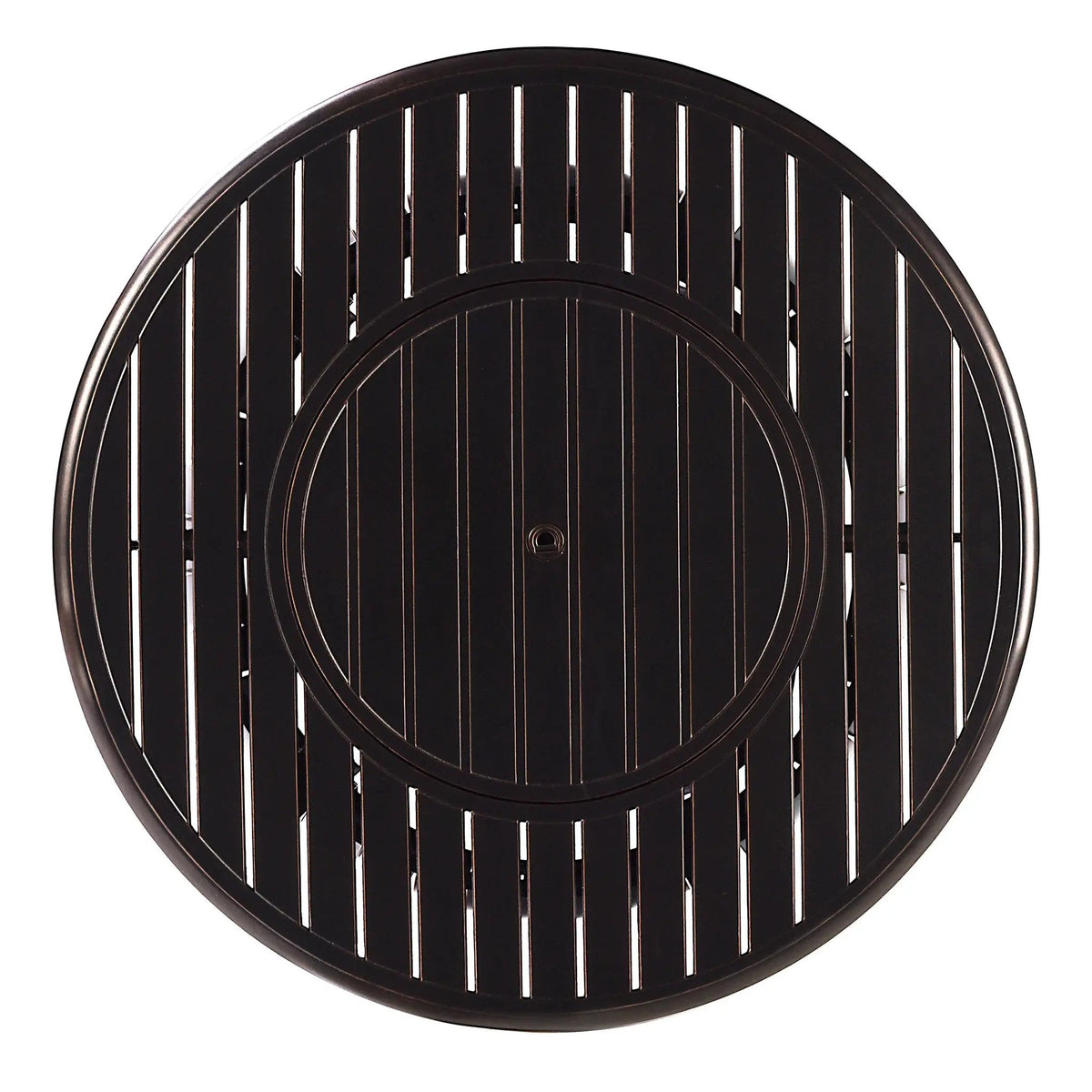 Black Aluminum Fire Table Set with Four Deep Seating Loveseats by Sharicks