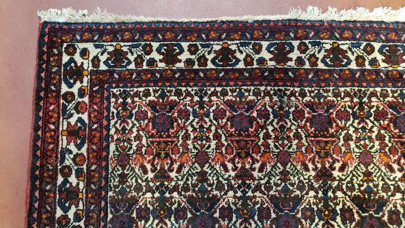 Persian Afshar Rug 3.6 x 5, Zili Sultan Pattern, Wool by Jewel Rugs