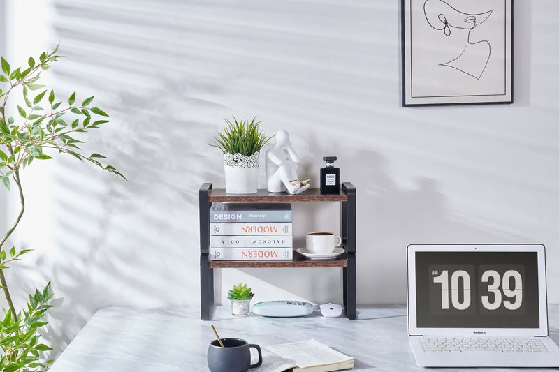 2-Tier Adjustable Storage Shelves by HouseOfZazla
