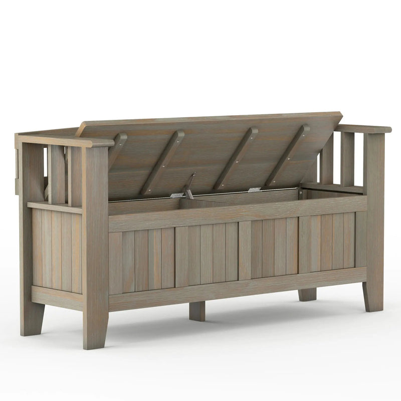 Acadian - Entryway Storage Bench, Handcrafted by Unique Piece Furniture