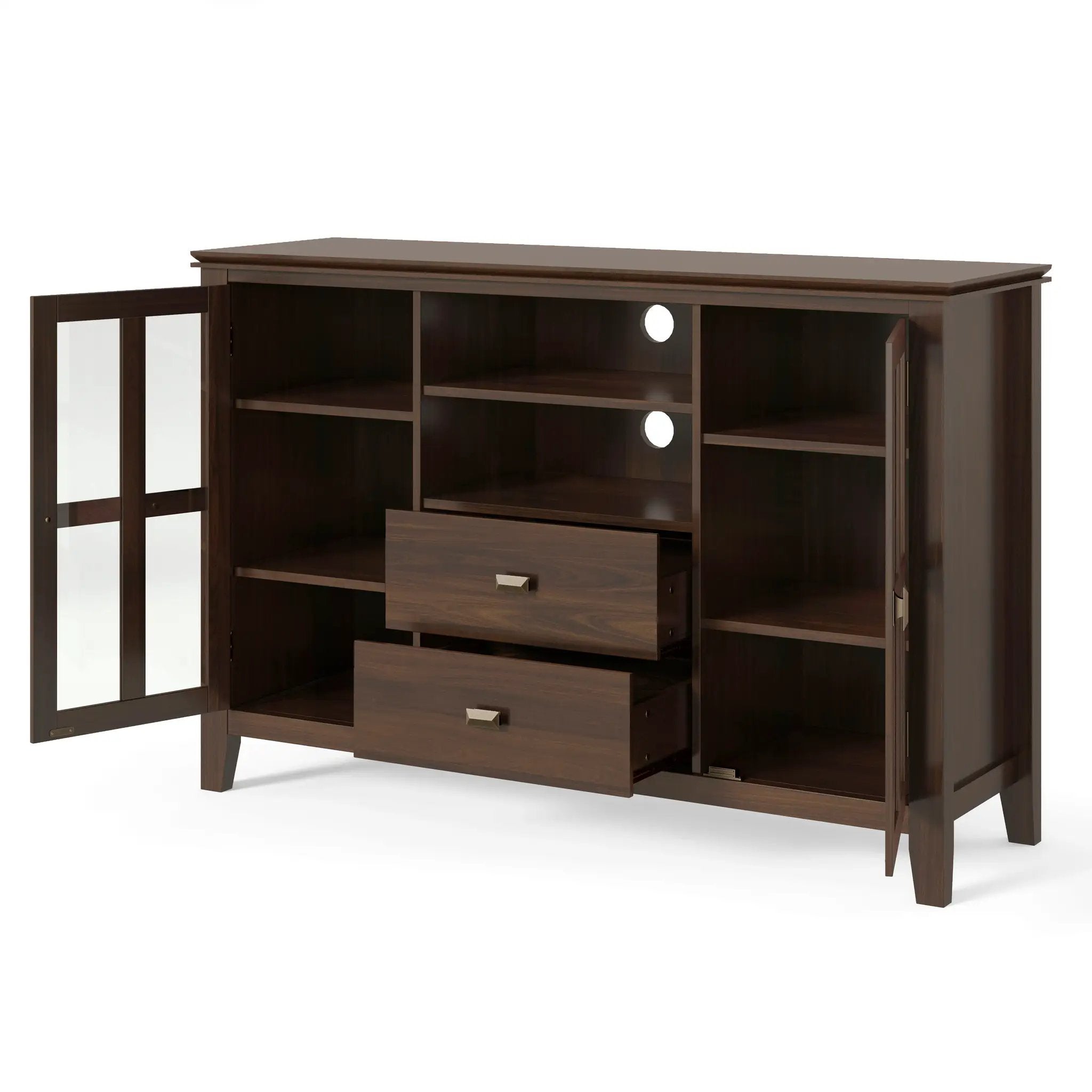 Artisan - Handcrafted Tall TV Media Stand by Unique Piece Furniture