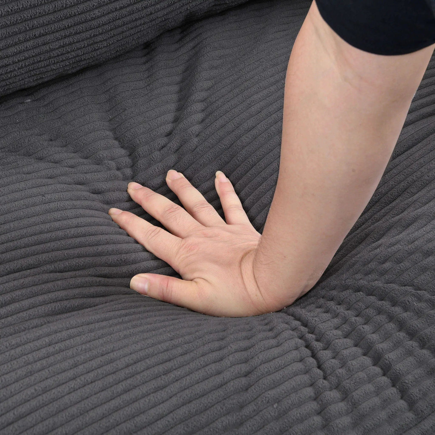 Modern Upholstered Loveseat Sofa, High Resilience by HouseOfZazla