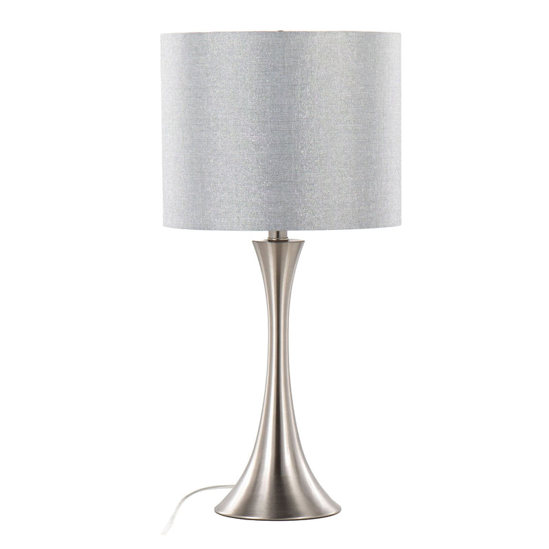 Lenuxe - Contemporary Semi Gloss Table Lamp (Set of 2) by HouseOfZazla