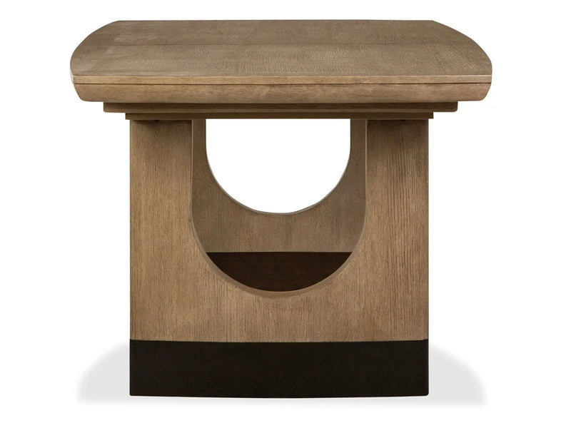 Tristan - Extendable Trestle Dining Table - Swiss Coffee by Unique Piece Furniture