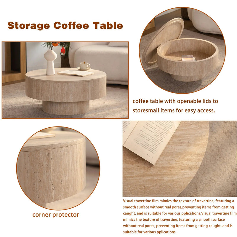 Travertine Table by HouseOfZazla