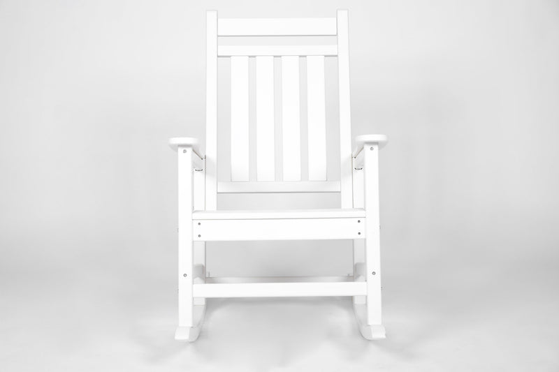 Oversized Rocking Chair with Wood-Texture Outdoor Design by HouseOfZazla