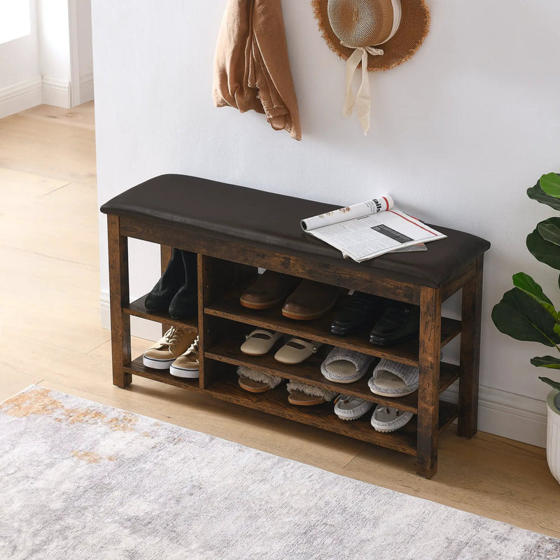 Height-Adjustable Shoe-Changing Bench by HouseOfZazla