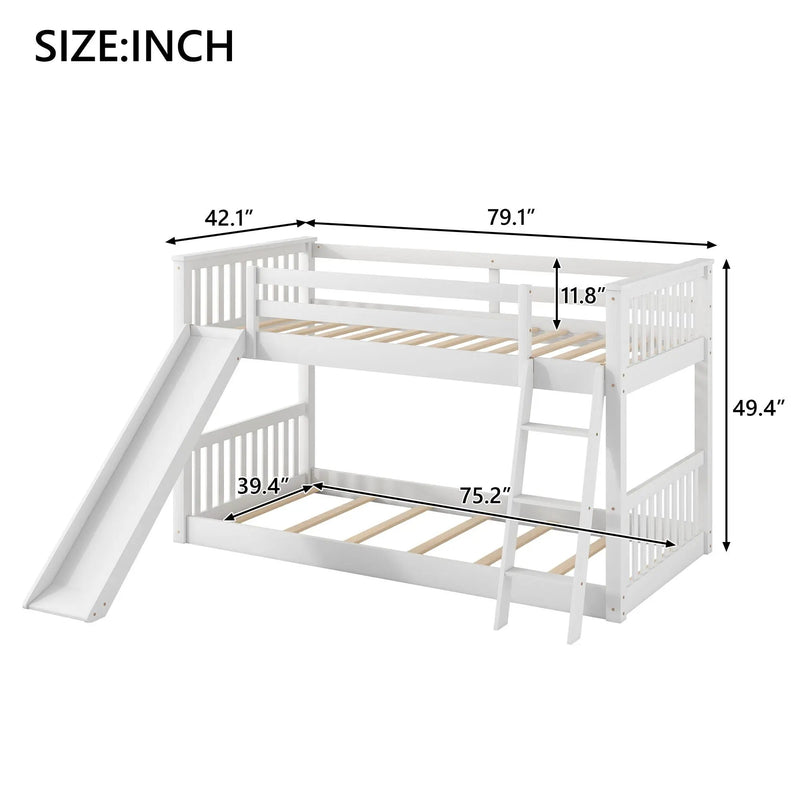 Bunk Bed & Convertible Slide And Ladder by HouseOfZazla