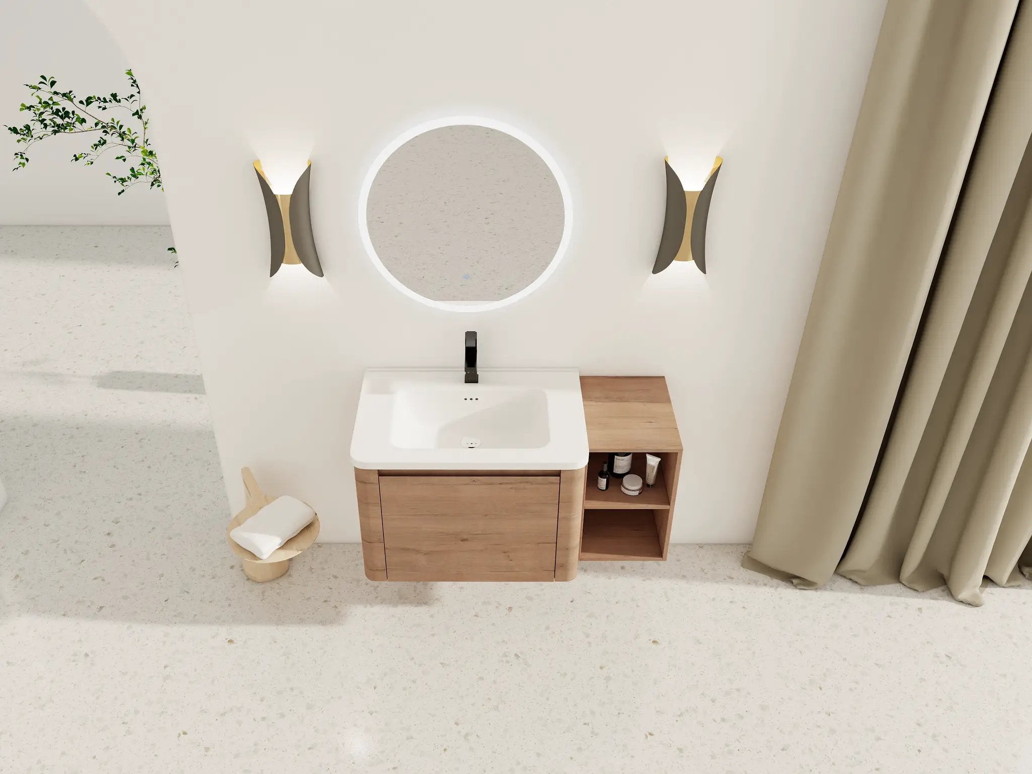 40'' Wall-Mounted Bathroom Vanity by HouseOfZazla