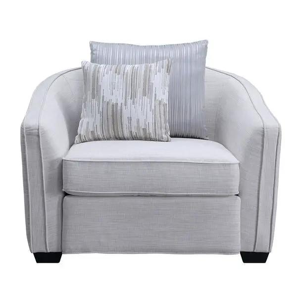 Mahler II - Chair With 2 Pillows - Beige Linen by Unique Piece Furniture