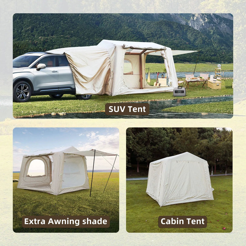 Inflatable 4-8 Person Waterproof Camping Tents by HouseOfZazla