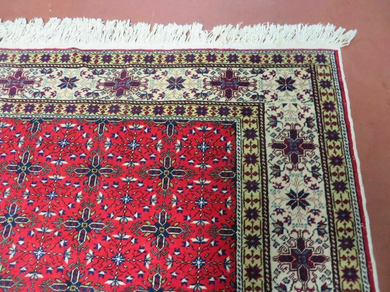 6' X 10' Vintage Handmade Turkish Sevas Kayseri Wool Rug Carpet Nice by Jewel Rugs