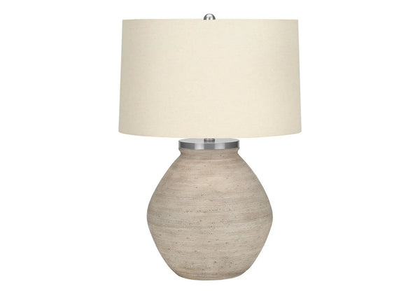 Lighting Table Lamp Concrete Resin Contemporary - Cream