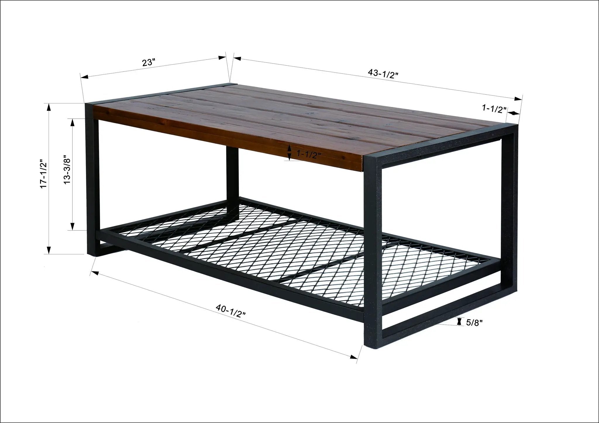 Console Coffee Table With Reclaimed Wood Finish, For Living Room - Natural by HouseOfZazla