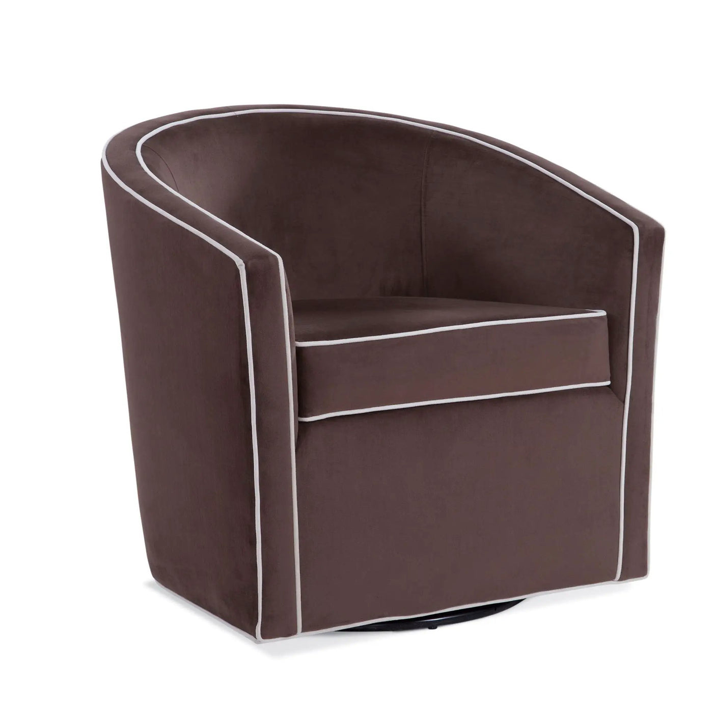 Kendall - Swivel Chair With Barrel Back Design by HouseOfZazla