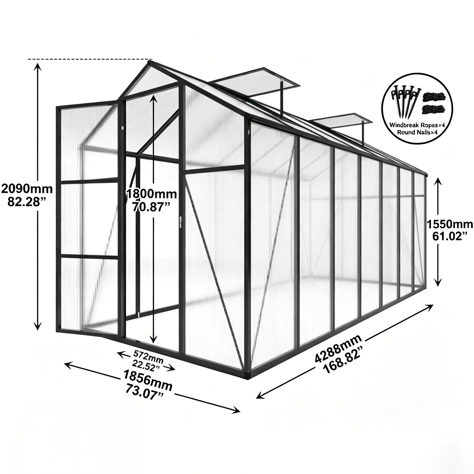 Gain Height Windproof house With Raised Base by HouseOfZazla