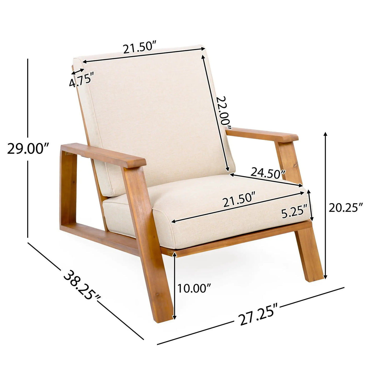 Outdoor Patio Lounge Chair Set of 2 by HouseOfZazla