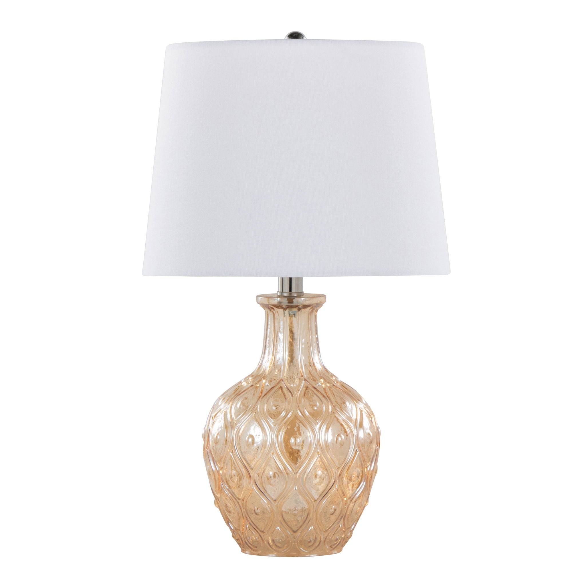 Gloria - Round Contemporary Lamp (Set of 2) by HouseOfZazla