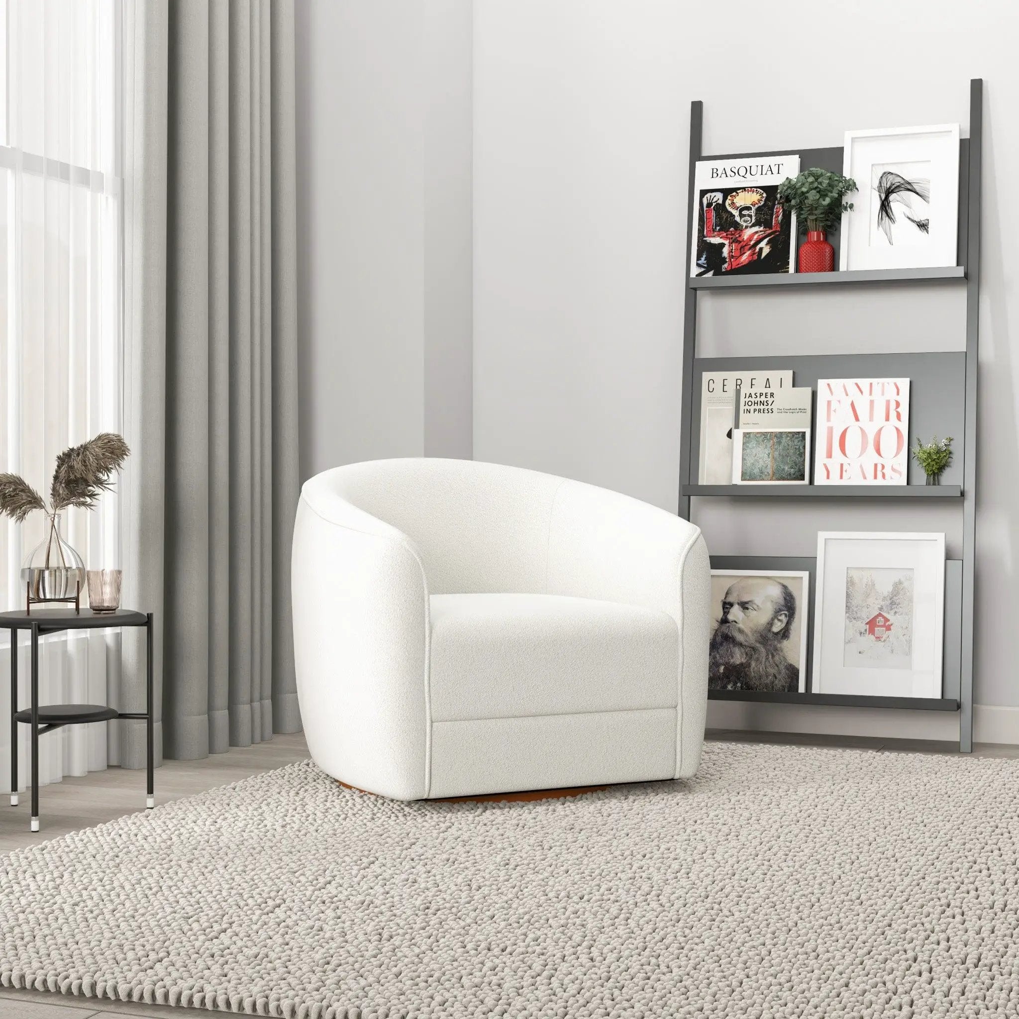 Elise - Mid-Century Modern Swivel Chair by HouseOfZazla