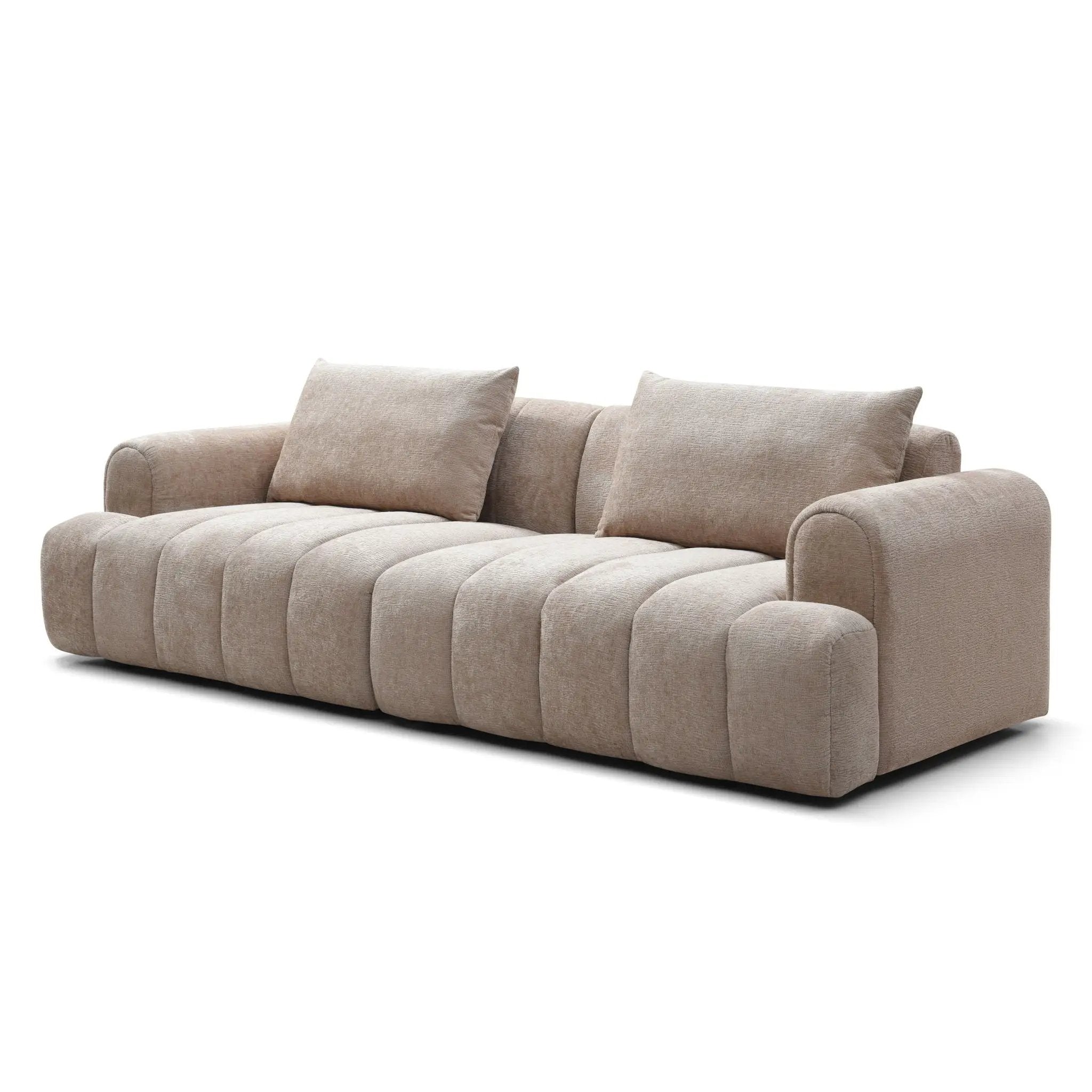 4 Seater Sectional Sofa For Living Room Spaces - Camel by HouseOfZazla