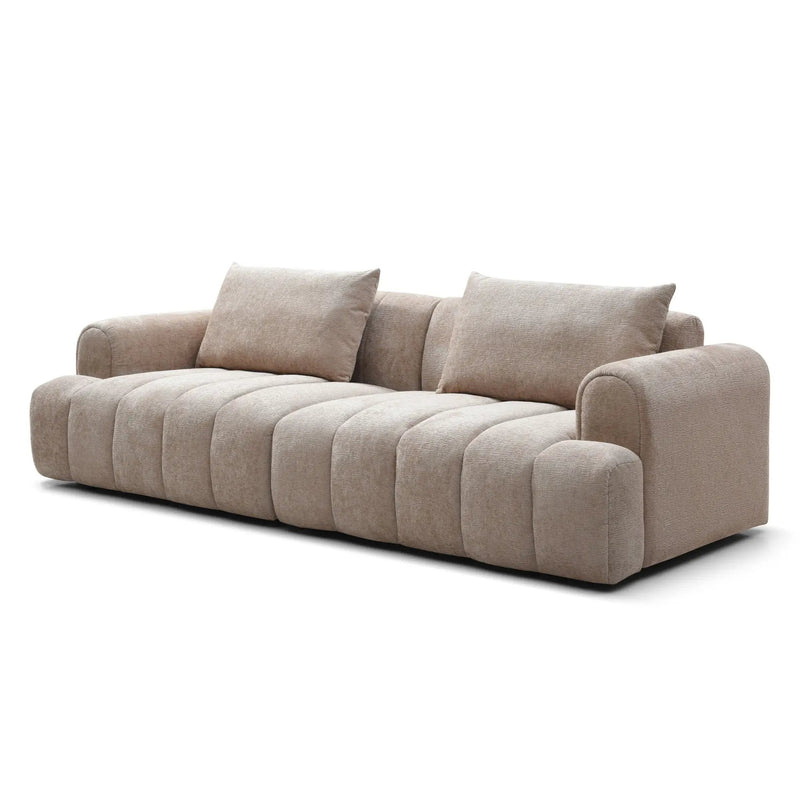 4 Seater Sectional Sofa For Living Room Spaces - Camel by HouseOfZazla