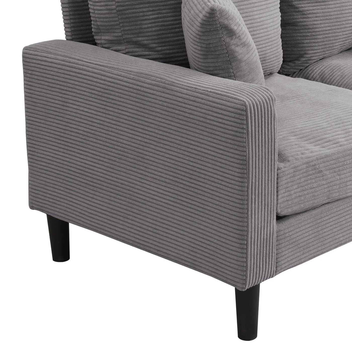 Modern Upholstered Loveseat Sofa, High Resilience by HouseOfZazla