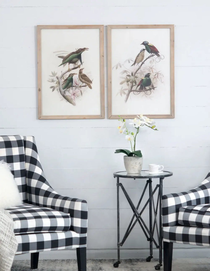 Bird Framed Print (Set of 2) - Multicolor by Unique Piece Furniture