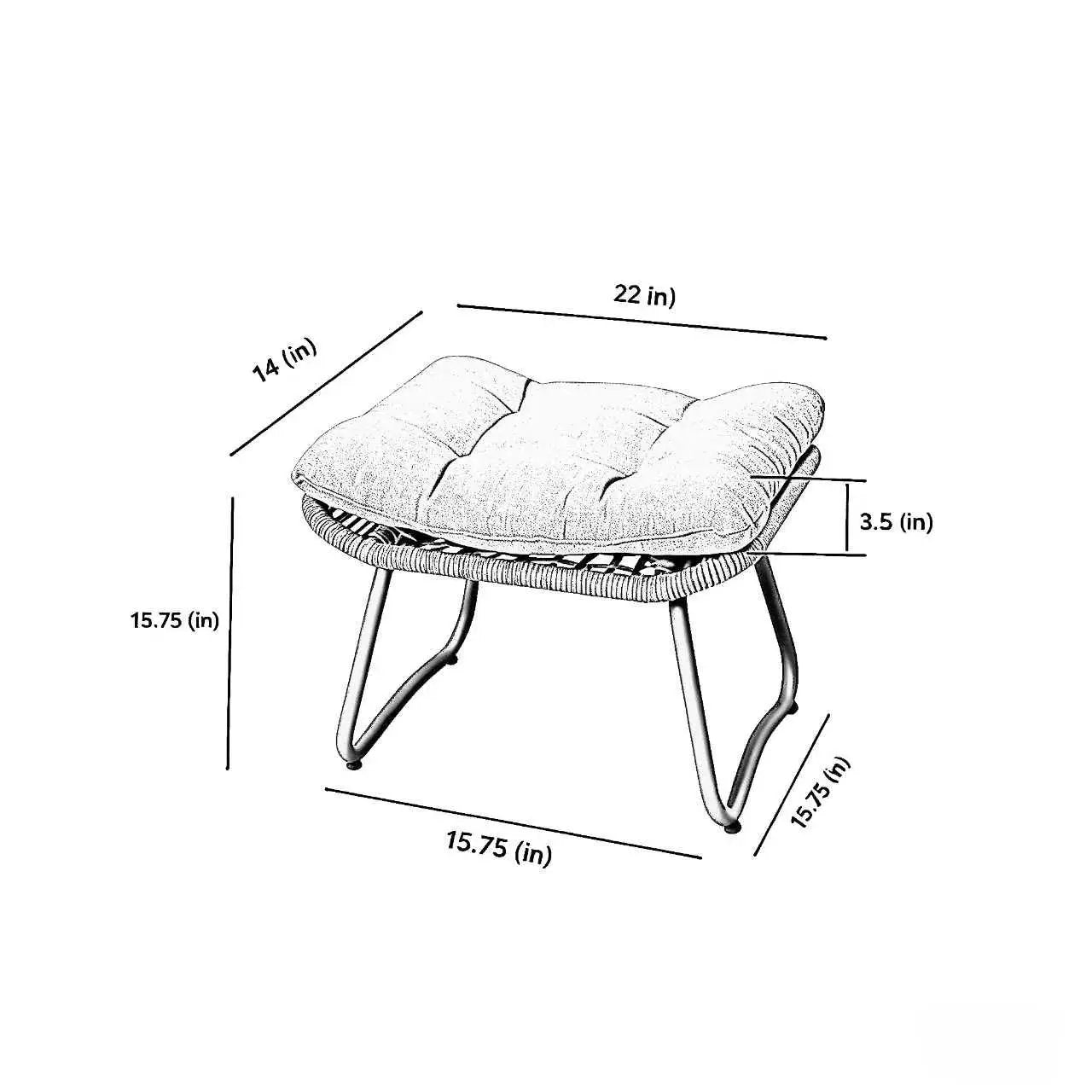 3-Piece Patio Furniture Set by HouseOfZazla
