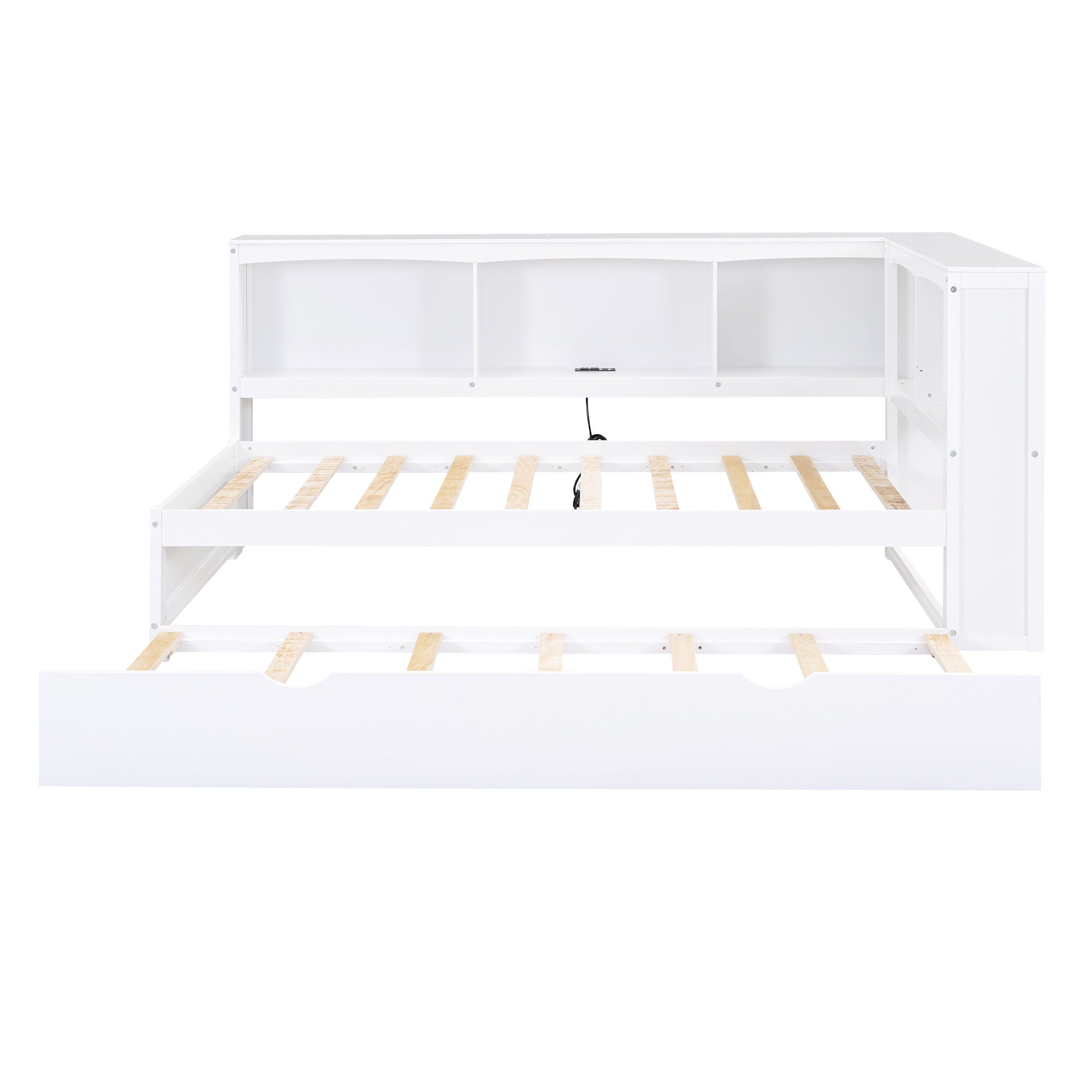 Daybed With Trundle, Storage Cabinets, USB Ports by HouseOfZazla