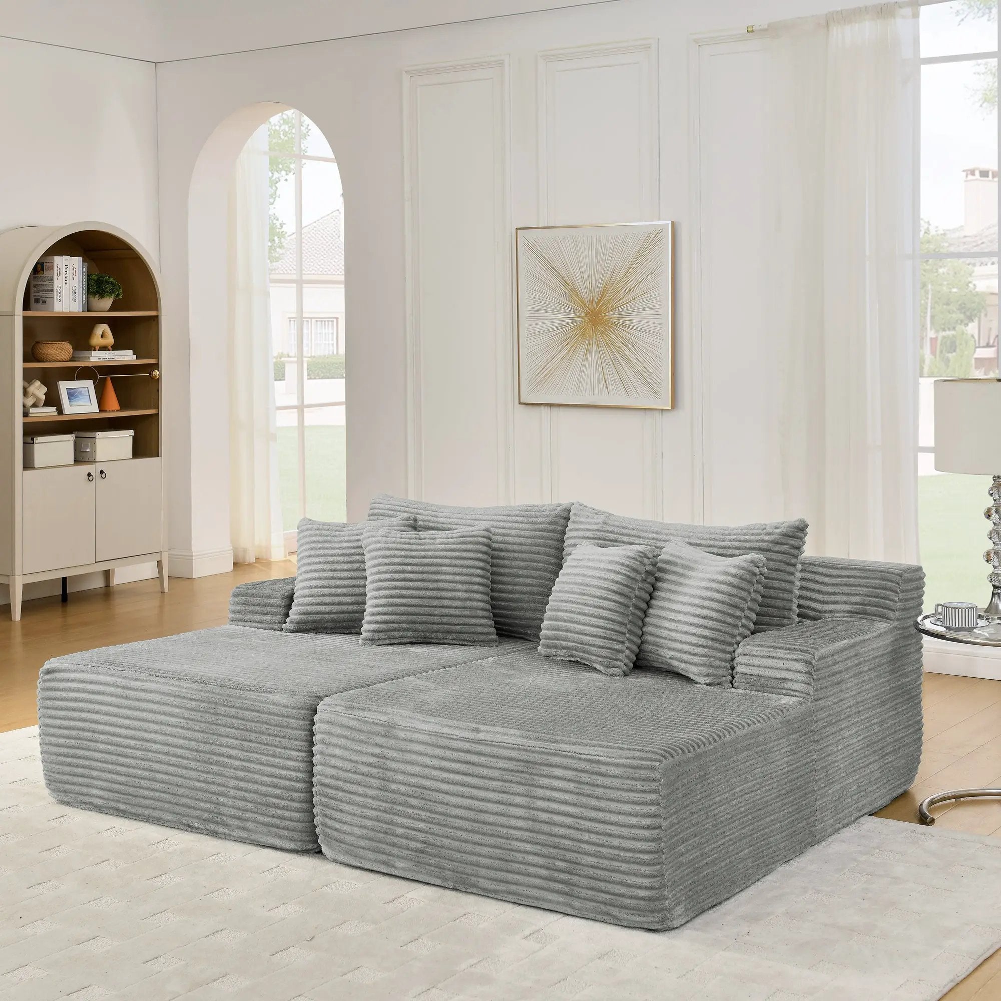 Two-Seater Lazy Sofa Lounge Chair by HouseOfZazla