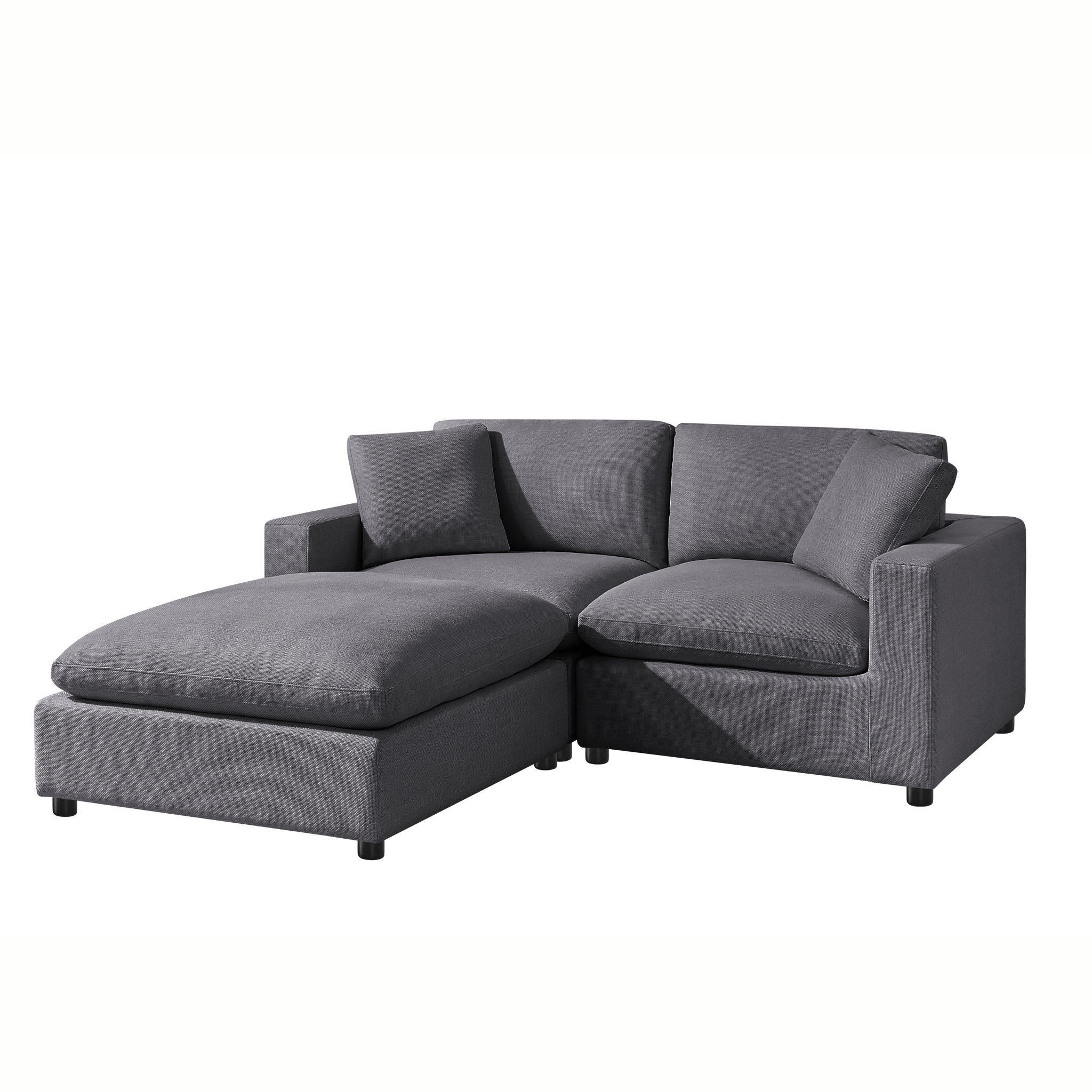 Cassandra - Sofa With Ottoman by HouseOfZazla