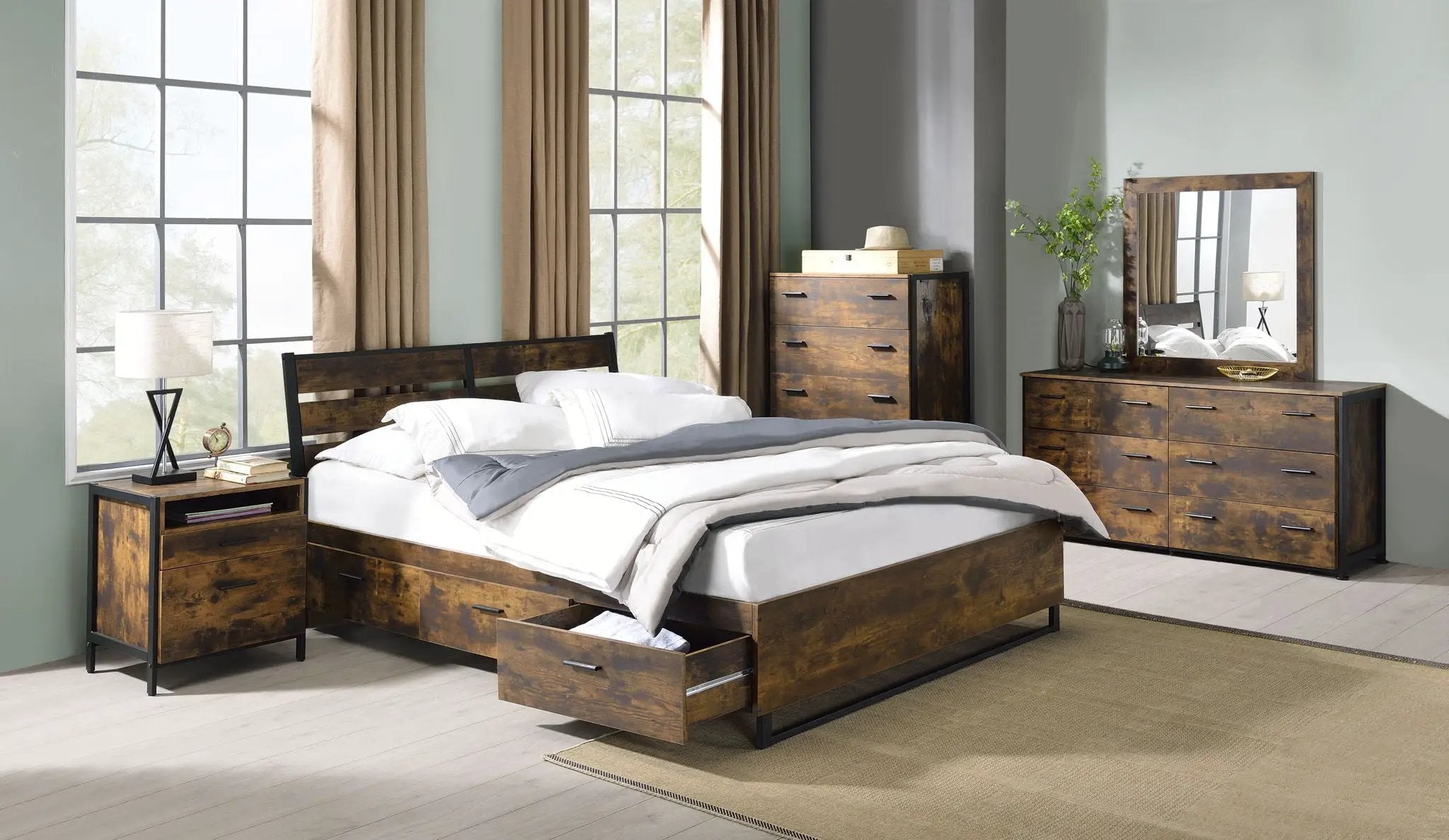 Juvanth - Bed W/Storage by Unique Piece Furniture