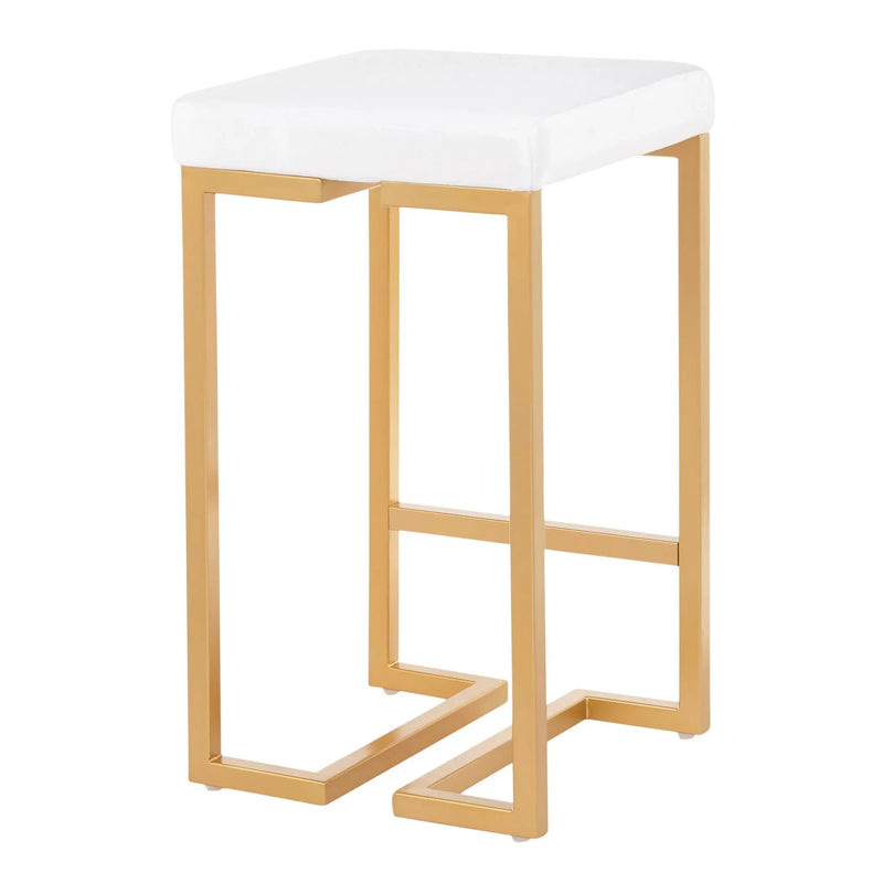 Midas - Contemporary / Glam Counter Stool (Set of 2) by Unique Piece Furniture