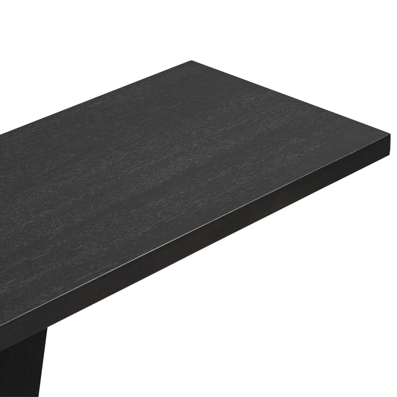 Console Table With V Shape Base, Sculptural Entryway Accent by HouseOfZazla