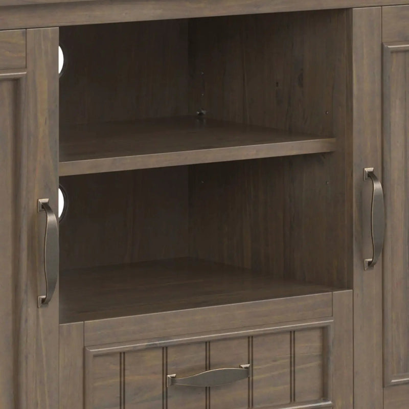 Lev - TV Media Stand - Smoky Brown by Unique Piece Furniture