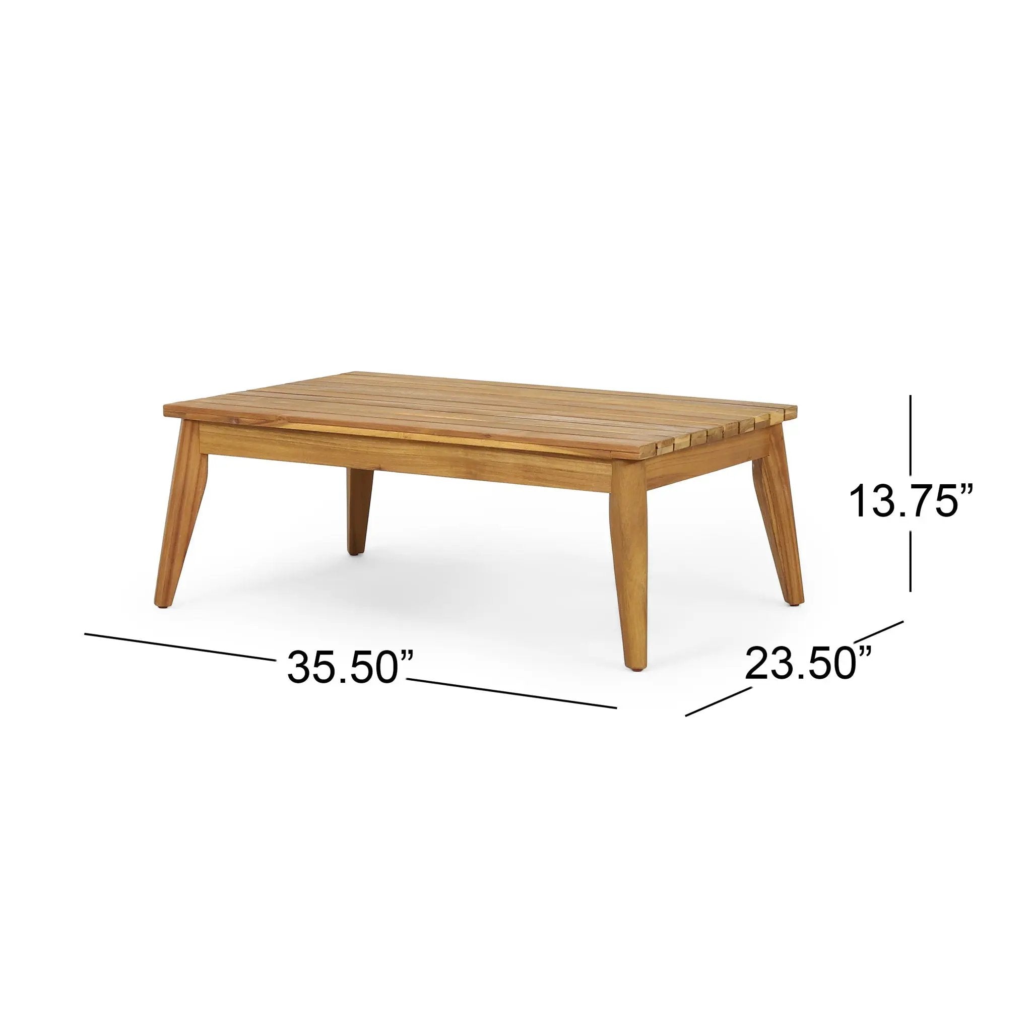 Hueber Outdoor And Rope 4 Seater Chat Set With Cushions - Teak by HouseOfZazla